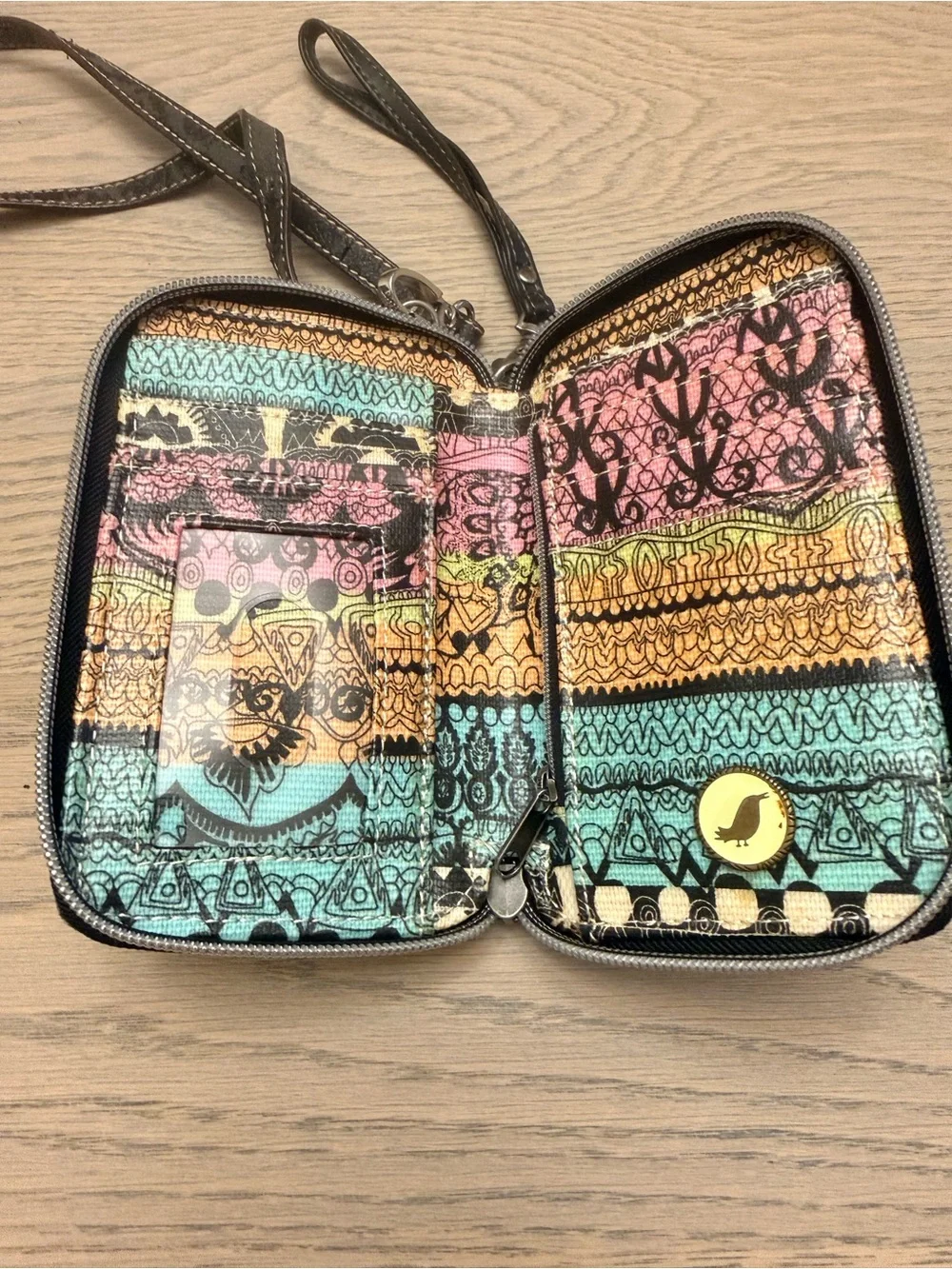 🍋 Sakroots Artist Circle Smartphone Crossbody Wallet